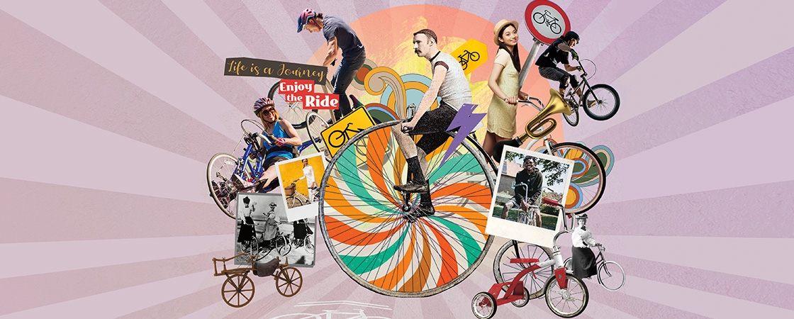 Image showing a variety of bikes over the years