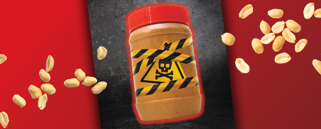Image of a deadly jar of peanut butter